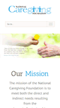 Mobile Screenshot of caregivingfoundation.org